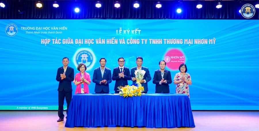 Ký kết hợp tác giữa Đại Học Văn Hiến Và Công Ty Nhơn Mỹ