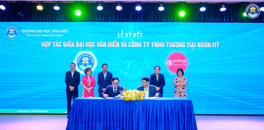 Ký kết hợp tác giữa Đại Học Văn Hiến Và Công Ty Nhơn Mỹ
